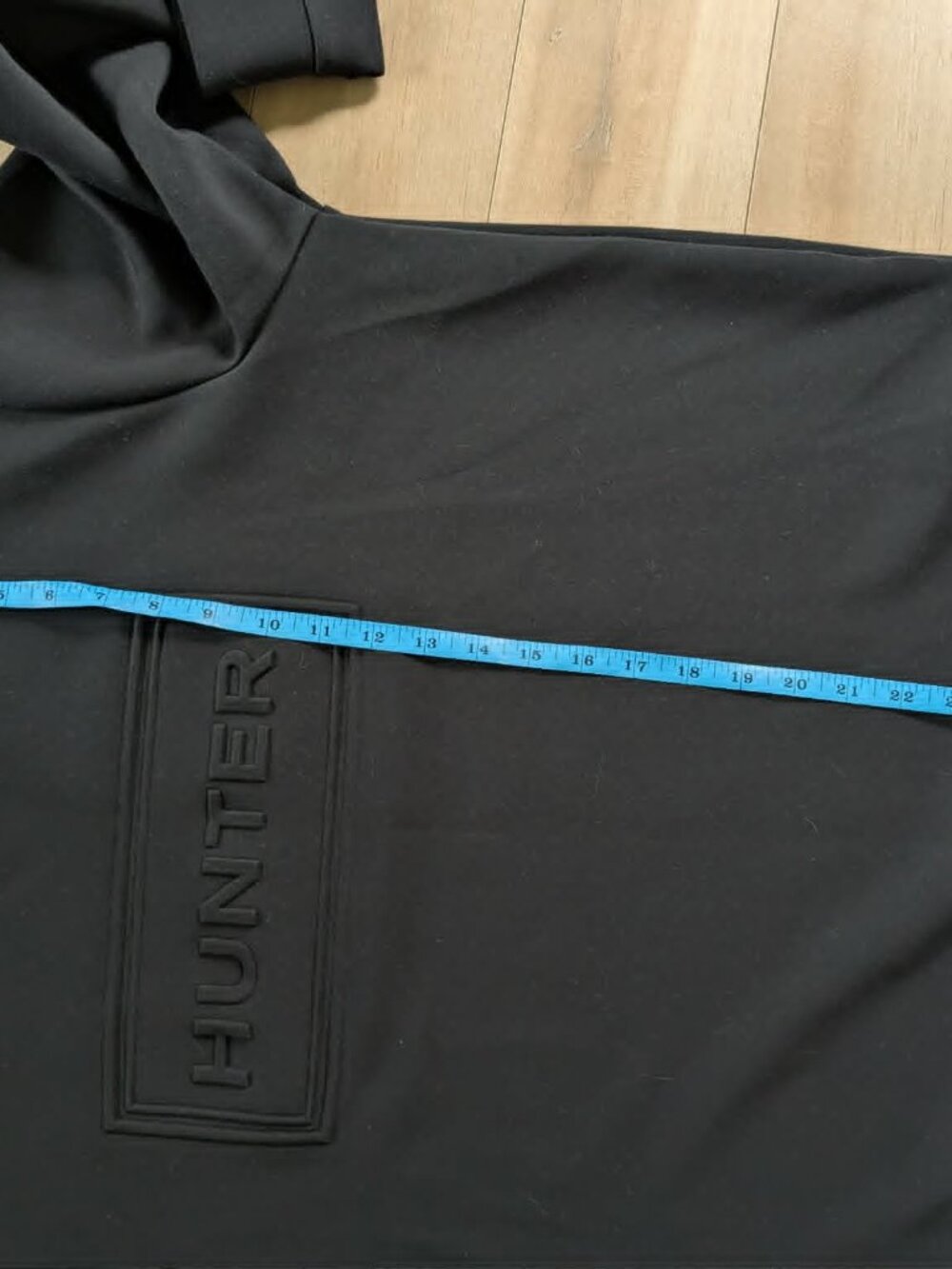 Hunter Original Black Neoprene Logo Sweatshirt Pullover XL/TTG - Picture 7 of 8